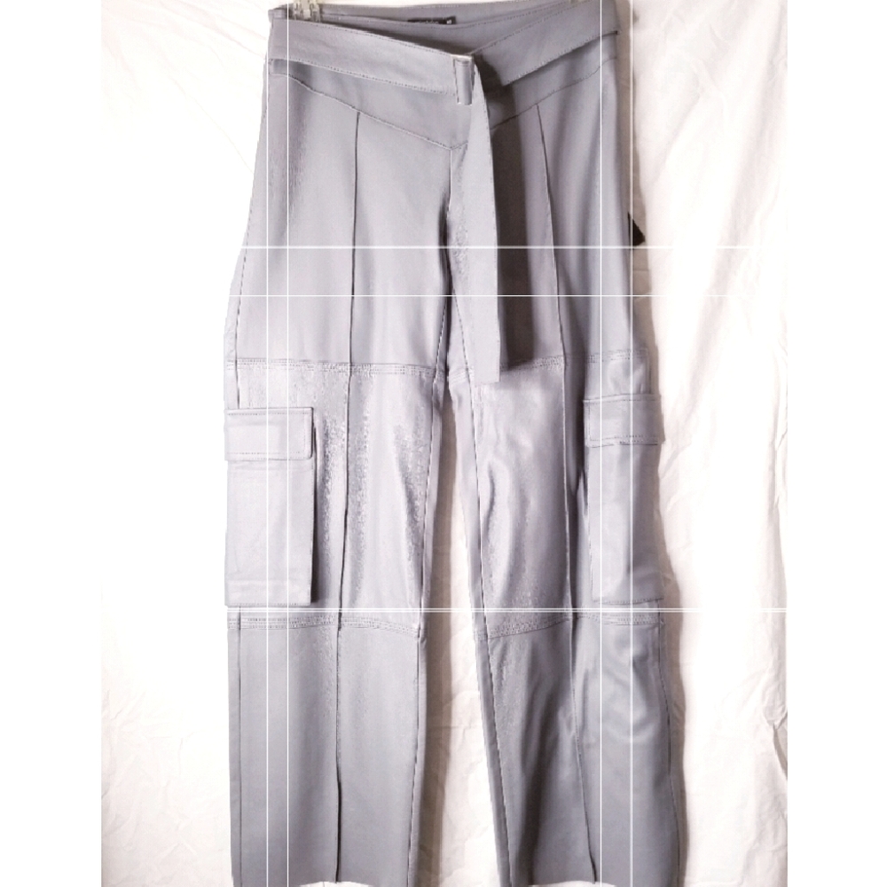 NKStore Gray Leather Pant Sz 40